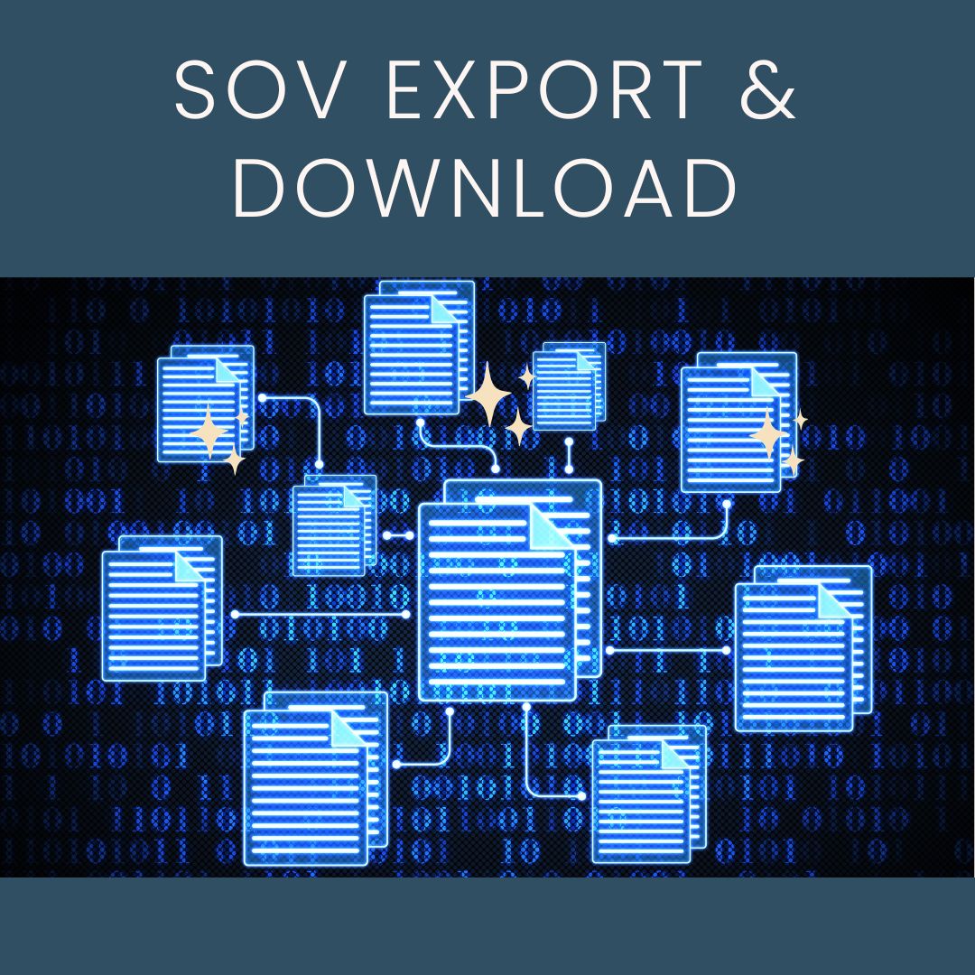 SOV Export & Download